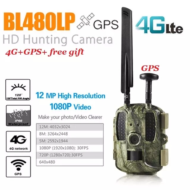 Very Good Factory Manufacture of 1080P Wireless SMS MMS GPRS GSM 4G Hunting Camera Wildlife 4G Trail Camera with Box and Power Supply