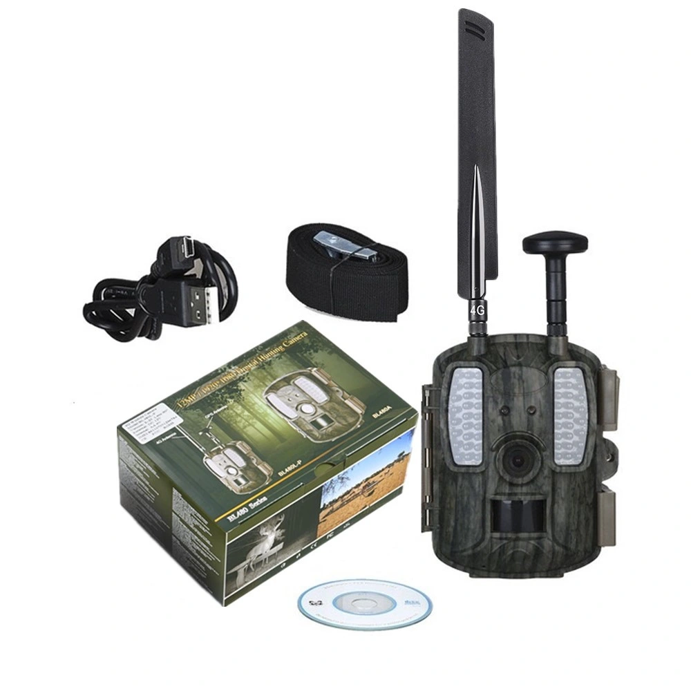 Very Good Factory Manufacture of 1080P Wireless SMS MMS GPRS GSM 4G Hunting Camera Wildlife 4G Trail Camera with Box and Power Supply